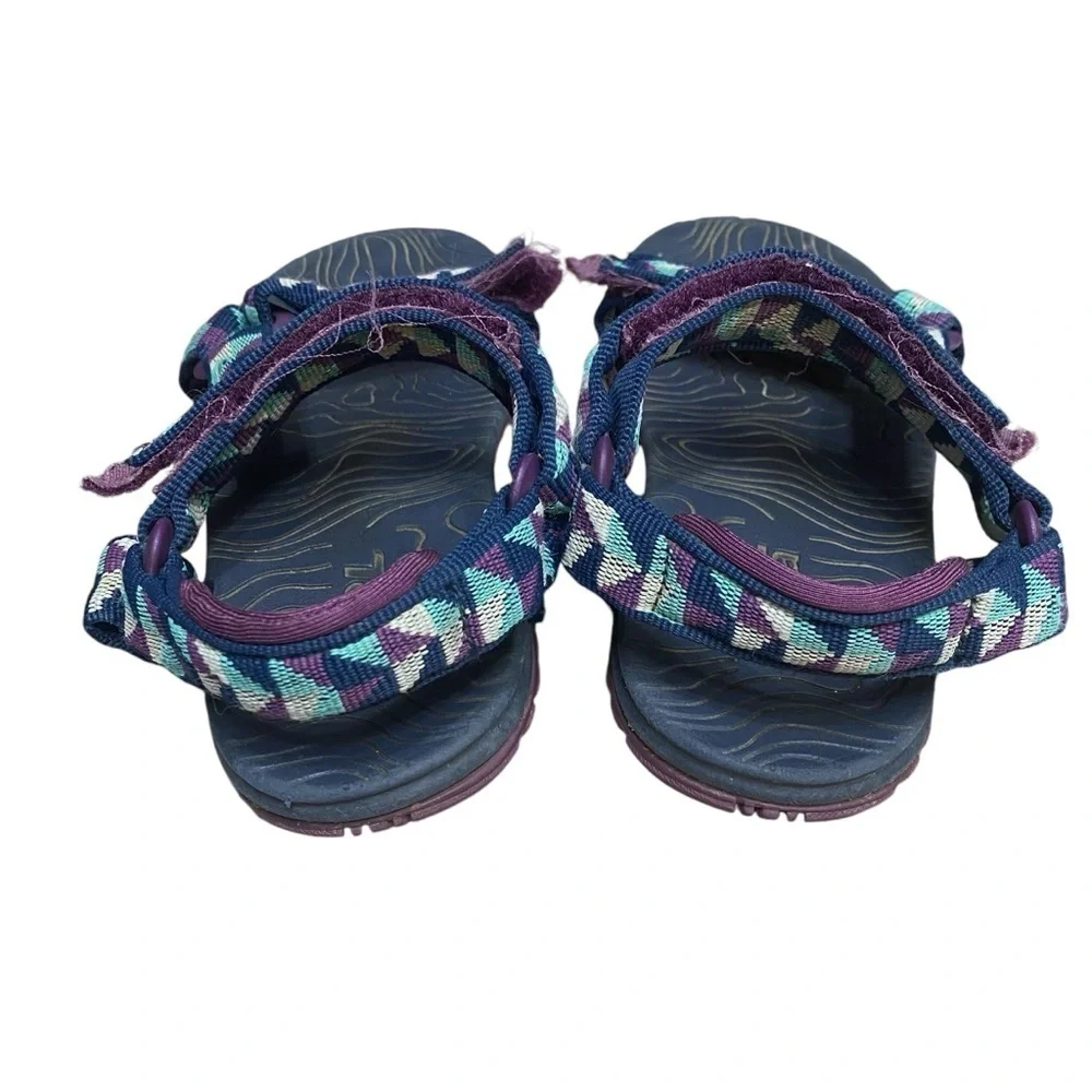 Teva Purple Blue Hurricane 3 1019535C Multicolor Sports Strappy Sandals Size 11